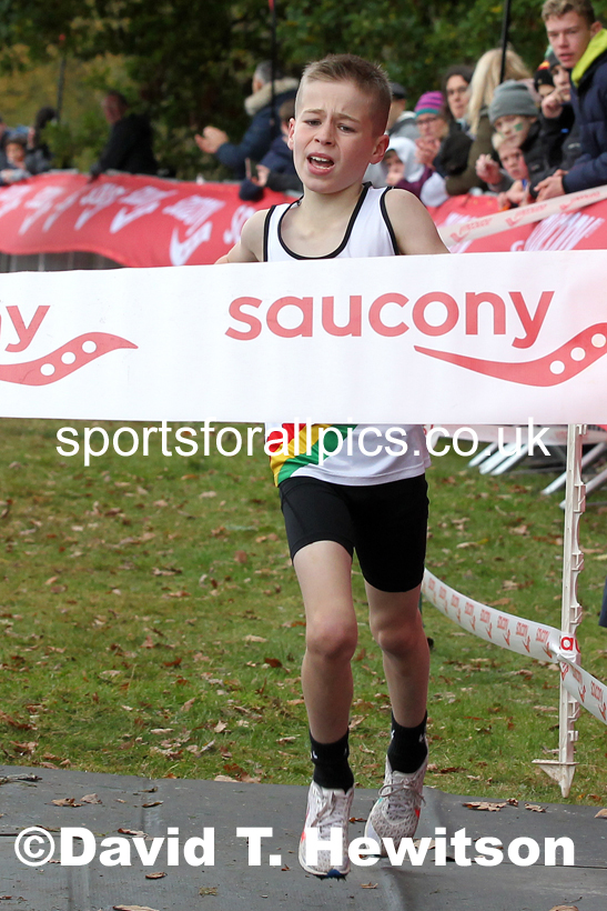 Boys under-13s 2021 National Cross Country Relays, Berry Hill Park, Mansfield. Photo: David T. Hewitson/Sports for All Pics